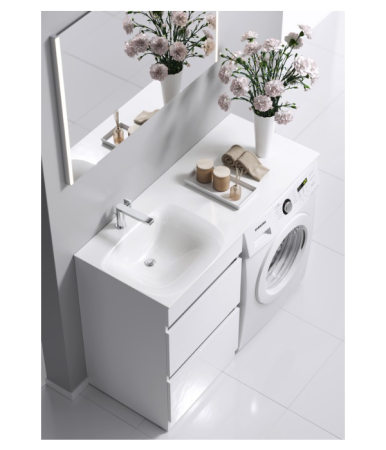 Тумба под раковину Aqwella Y FOR01052 50х50 напольная цвет белый