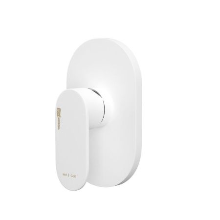 Смеситель для ванны и душа Wasserkraft Mindel 8500 8551 встраиваемый в стену белый