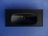 Раковина из сантехнического фарфора Ceramica Nova SABO CN13003MB 100х46 накладная цвет черный матовый 1 отверстие под смеситель
