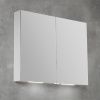 Зеркало-шкаф BelBagno SPC-2A-DL-BL-900 90х70 подвесной цвет белый