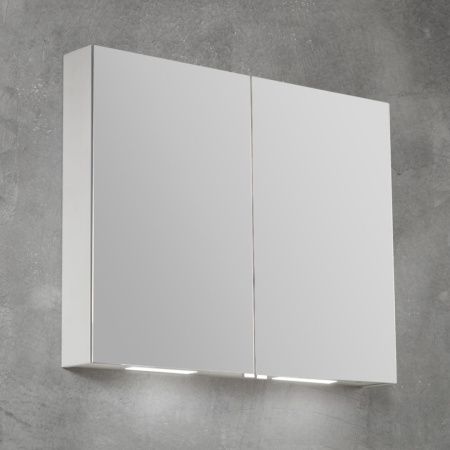 Зеркало-шкаф BelBagno SPC-2A-DL-BL-900 90х70 подвесной цвет белый