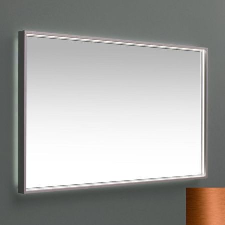 Зеркало с подсветкой De Aqua Алюминиум 00261713 140х80 подвесное