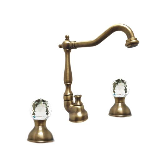 Смеситель Webert Karenina KA750202065 на раковину бронза - фото 2