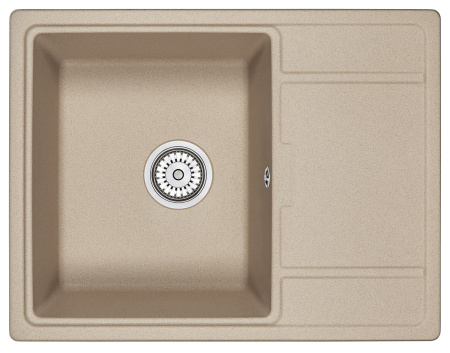 Кухонная мойка Granula 6503, ПЕСОК 65х50 цвет бежевый поверхность матовая
