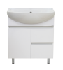 Тумба под раковину Misty Амур Э-Аму01070-0111Я 70х30 напольная цвет белый