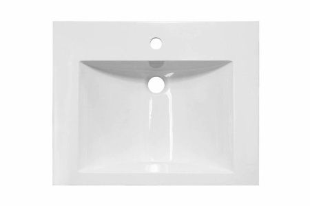 Тумба с раковиной Эстет Monaсo 60 ФР-00002264 60х50 напольная цвет белый