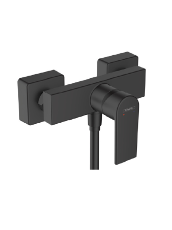 Смеситель Hansgrohe Vernis Shape 71650670 настенный черный матовый без термостата