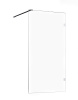 Душевая шторка на ванну New Trendy EVENTA EXK-6995-WP 70х150 стекло прозрачное профиль хром глянцевый ориентация универсальная