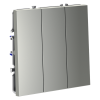 Выключатель трехклавишный VOLTUM S70 VLS030105
