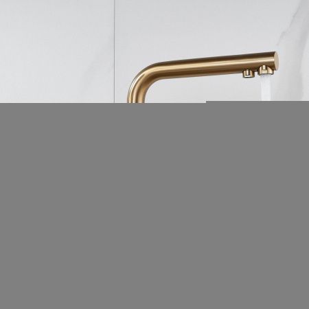 Смеситель для кухни Shevanik S468G на мойку золото