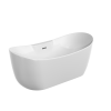 Ванна акриловая Sancos Jazz FB17 170х80 отдельностоящая овальная с каркасом