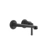 Смеситель для раковины Gessi Venti20 65089#299 встраиваемый в стену черный (внешняя часть)