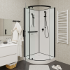 Душевая кабина Cerutti SPA KORRA90B 90х90 четверть круга без крыши ориентация универсальная