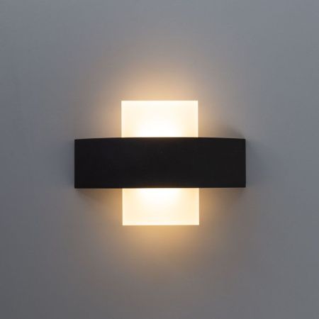 Уличный настенный светодиодный светильник Arte Lamp Croce (Цроце) A1444AP-1BK