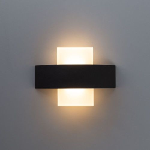 Уличный настенный светодиодный светильник Arte Lamp Croce (Цроце) A1444AP-1BK - фото 4