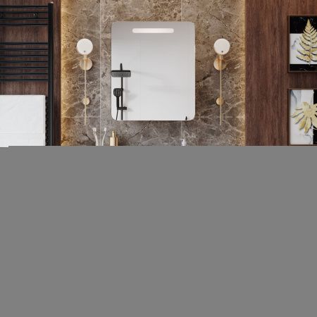 Тумба под раковину Onika Стрим 106154 60х40 напольная цвет белый