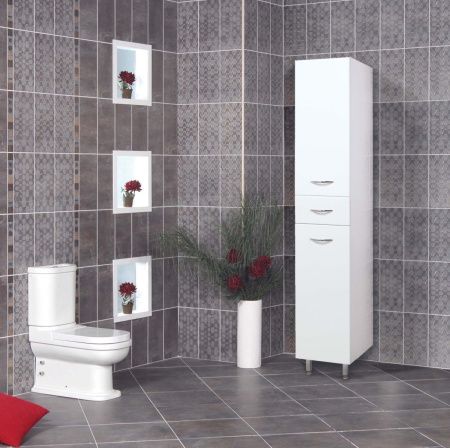 Шкаф-пенал Onika Модерн 404011 40х190 напольный цвет белый