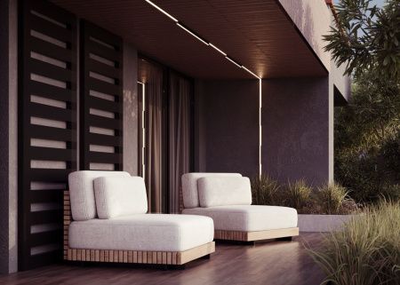 Уличный трековый светодиодный светильник Maytoni Outdoor Basis O-TR02-1-S-24WB4K