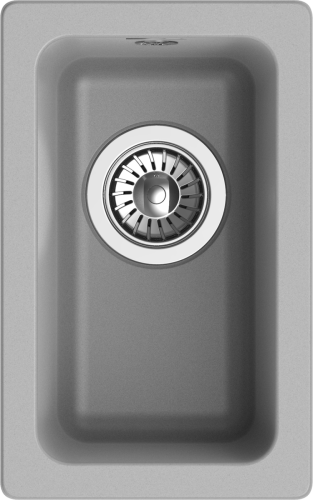 Кухонная мойка Rivelato BERKANA BK-25 grigio metallizzato 31х46 цвет серый металлик - фото 2