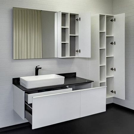 Тумба с раковиной Comforty Милан 00-00014005CF 120х50 подвесная цвет белый