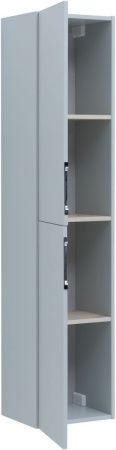 Шкаф-пенал Aquanet Алвита New 00277560 40х160 подвесной цвет серый