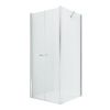 Душевой уголок New Trendy NEW SOLEO Chrome D-0145A/D-0092B 90х90 стекло прозрачное профиль хром без поддона