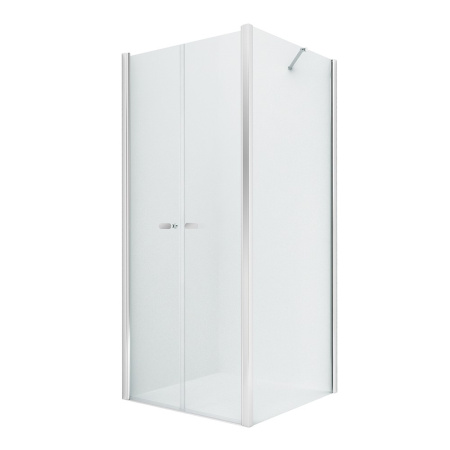 Душевой уголок New Trendy NEW SOLEO Chrome D-0143A/D-0090B 70х70 стекло прозрачное профиль хром глянцевый без поддона