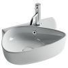 Раковина из сантехнического фарфора Ceramica Nova ELEMENT CN5049 50х40 подвесная цвет белый 1 отверстие под смеситель