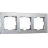 Рамка на 3 поста Werkel Aluminium алюминий (Алуминиум алюминий) 4690389158063