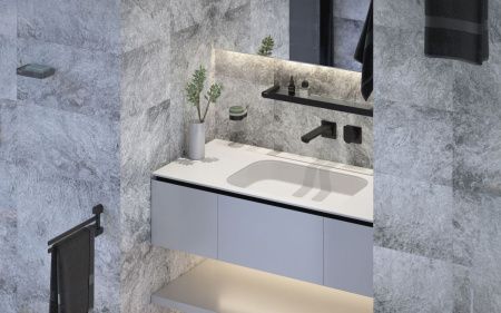 Полка в ванную комнату Artwelle SCHWARZ 7727