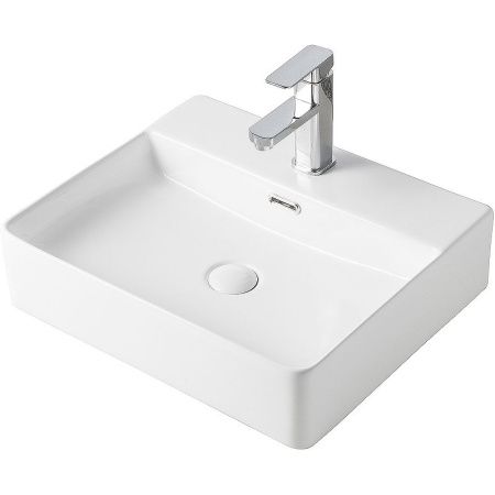 Тумба с раковиной Orange Line Li-80TuLMDF+B04-500W 80х50 цвет бежевый