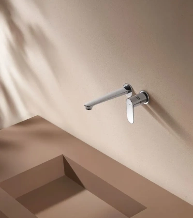 Смеситель для раковины Arrow ARM12848 встраиваемый в стену хром