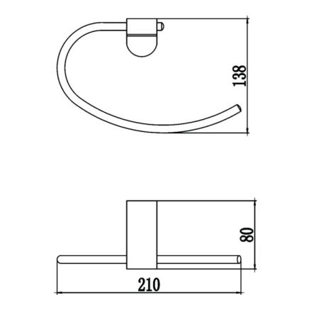 Полотенцедержатель Savol S-007360