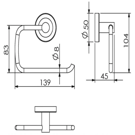 Бумагодержатель Langberger BURANO 11043A