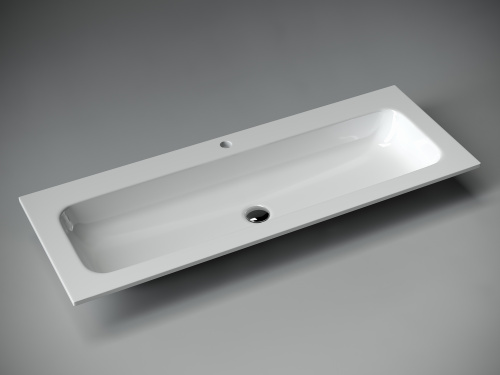 Раковина Ceramica Nova GRACE 121 см CN7017 накладная цвет белый - фото 3