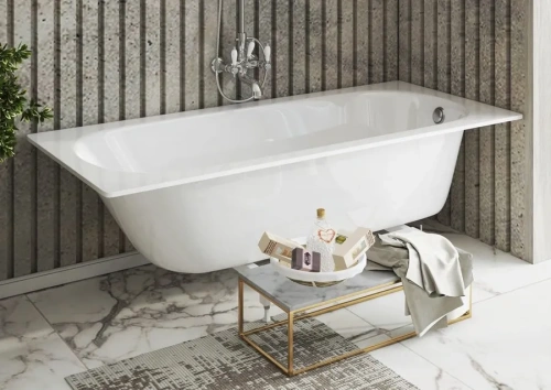 Ванна из литьевго мрамора Taliente Orta Stretto OR17070Stretto 170х70 пристенная прямоугольная без каркаса - фото 4