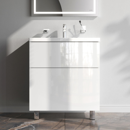 Тумба под раковину Am.Pm Gem M90FSX07522WG32 75х41х81 напольная цвет белый