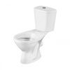 Унитаз-компакт напольный с бачком Santeri Pro 1P2155S0000BF белый с сиденьем каскадный смыв