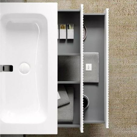 Тумба под раковину Sancos SNOB R SNR100W 100х40 подвесная цвет белый