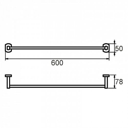 Полотенцедержатель Milardo Neva NEVSM10M49 - фото 2