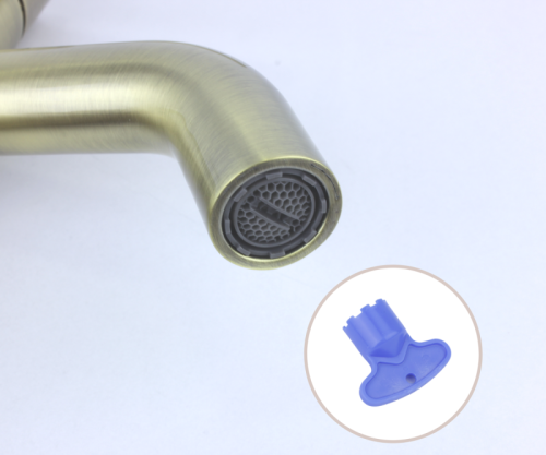 Смеситель Bronze de Luxe SCANDI 1452BR на раковину бронза - фото 5