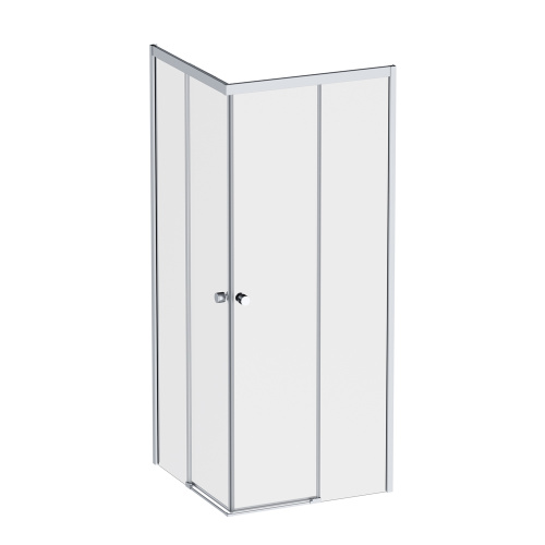 Душевой уголок Am.Pm X-joy W94G-403-8080-МТ1К 79х79 стекло прозрачное профиль хром матовый без поддона - фото 2