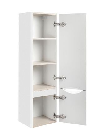 Шкаф-пенал RUNO Тоскана 00-00001418 35х31х131 подвесной цвет белый