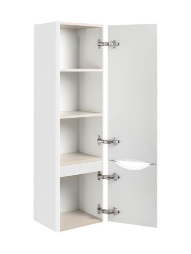 Шкаф-пенал RUNO Тоскана 00-00001418 35х31х131 подвесной цвет белый - фото 2