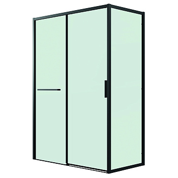 Душевой уголок Grossman Style 120.K33.05.1390.21.00 130х90 стекло прозрачное профиль черный матовый без поддона