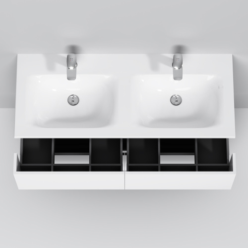Раковина Am.Pm Spirit V2.0 120 см M70AWCD1202WG встраиваемая цвет белый глянцевый