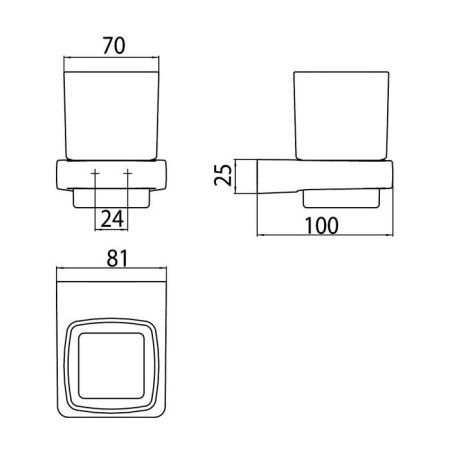 Стакан Emco Trend 0220 001 00