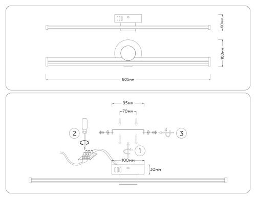 Светильник настенный Ambrella Light LineTech (ЛинеТецх) FL6101 - фото 5