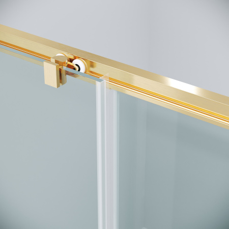 Душевая перегородка Grossman Cosmo 200.K33.02.70.32.00 70х195 стекло прозрачное профиль золото глянцевое