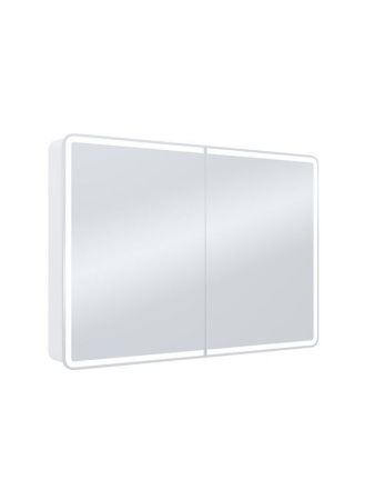 Зеркало-шкаф Continent Avenue МВК001 120х80 подвесной цвет белый